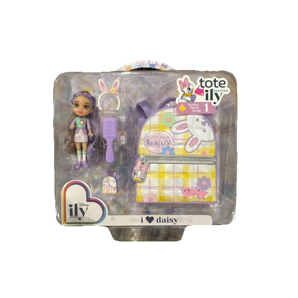 Disney ILY Tote Teenies Easter Spring Edition I Love Daisy Duck Doll --READ--